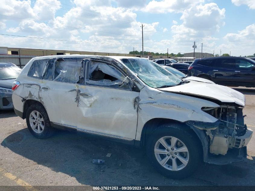 2013 TOYOTA HIGHLANDER PLUS/SE - 5TDZK3EH9DS093220