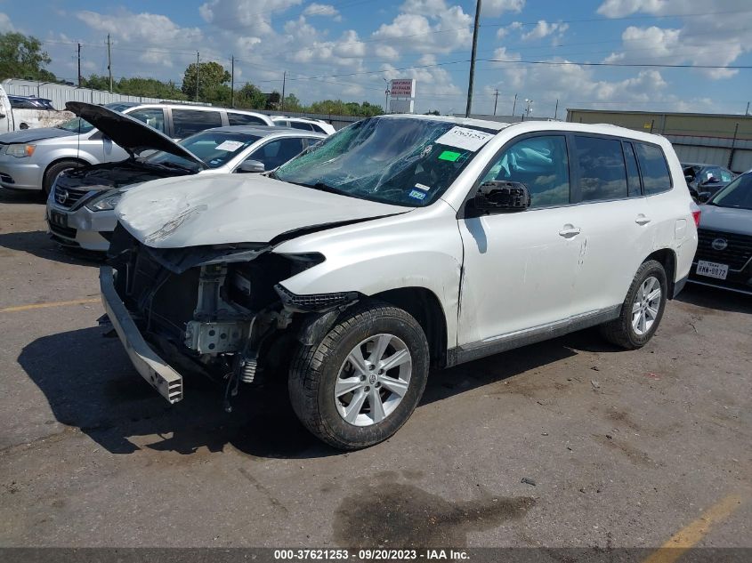 2013 TOYOTA HIGHLANDER PLUS/SE - 5TDZK3EH9DS093220