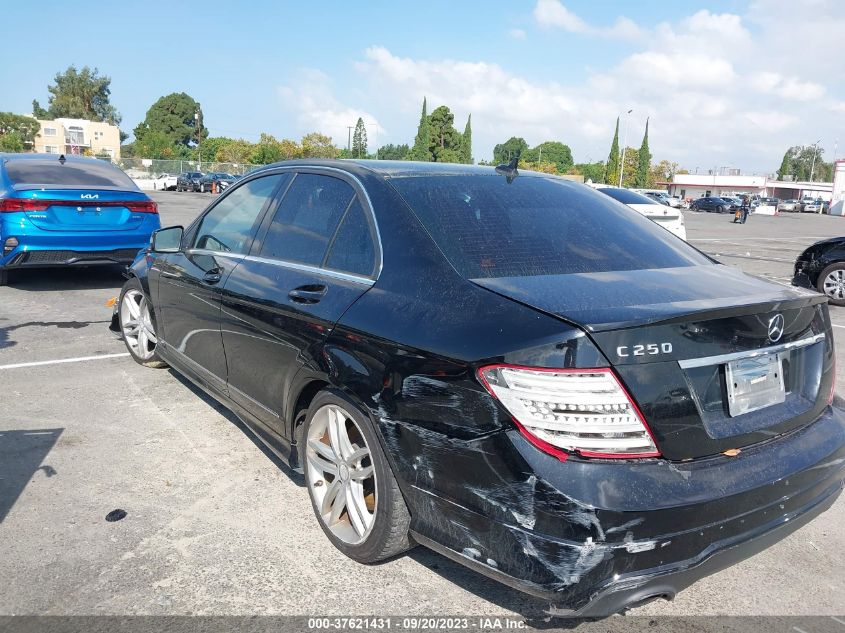 2013 MERCEDES-BENZ C-CLASS C 250 - WDDGF4HB8DR257943
