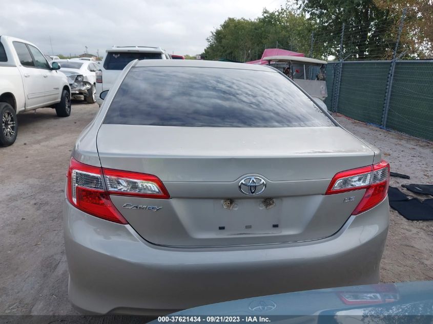 2013 TOYOTA CAMRY L/LE/SE/XLE - 4T4BF1FK4DR325515