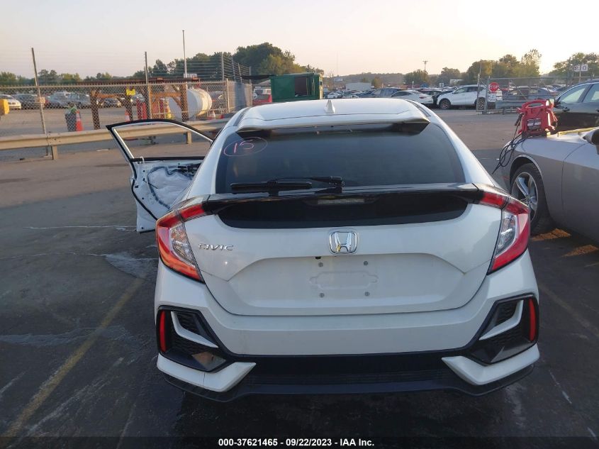 2021 HONDA CIVIC HATCHBACK EX SHHFK7H69MU229238