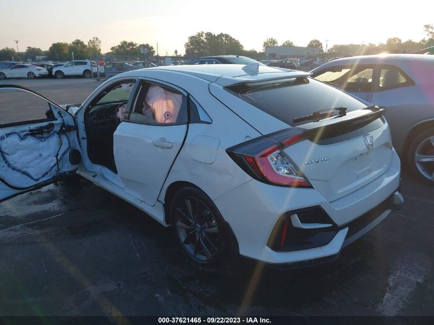 2021 HONDA CIVIC HATCHBACK EX SHHFK7H69MU229238