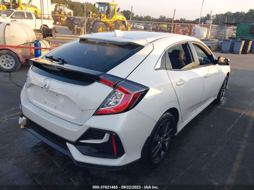 2021 HONDA CIVIC HATCHBACK EX SHHFK7H69MU229238