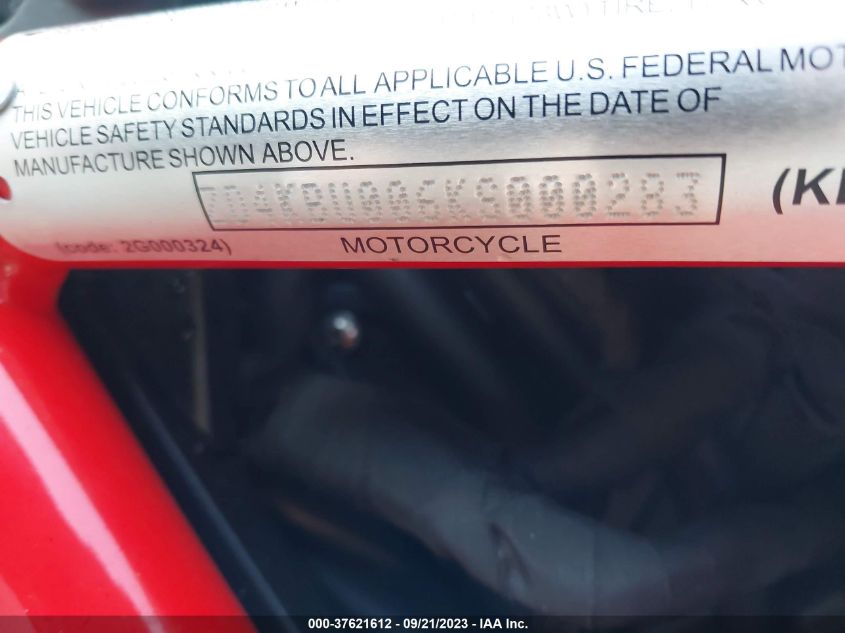 2019 APRILIA DORSODURO ZD4KBU006KS000283