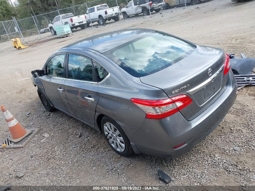 2015 NISSAN SENTRA S - 3N1AB7AP9FY282188