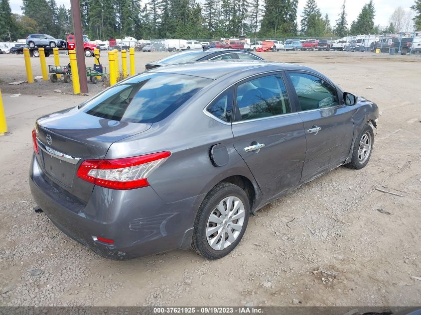 2015 NISSAN SENTRA S - 3N1AB7AP9FY282188