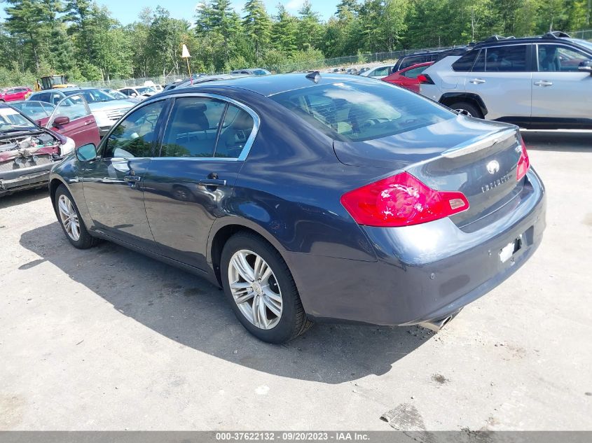 2013 INFINITI G37 SEDAN X JN1CV6ARXDM355547