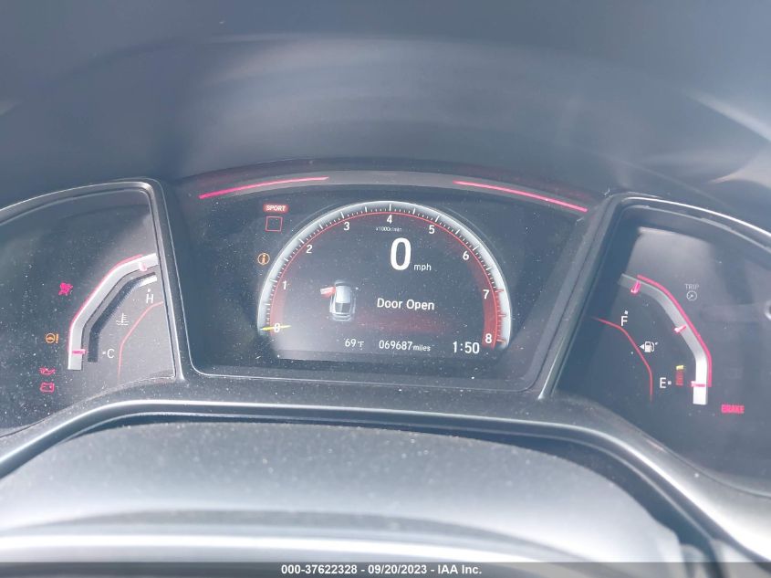 2017 HONDA CIVIC TOURING - SHHFK8G75HU200583