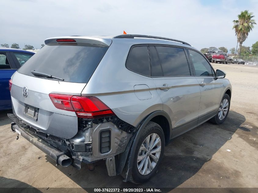 2019 VOLKSWAGEN TIGUAN S - 3VV1B7AX9KM195536