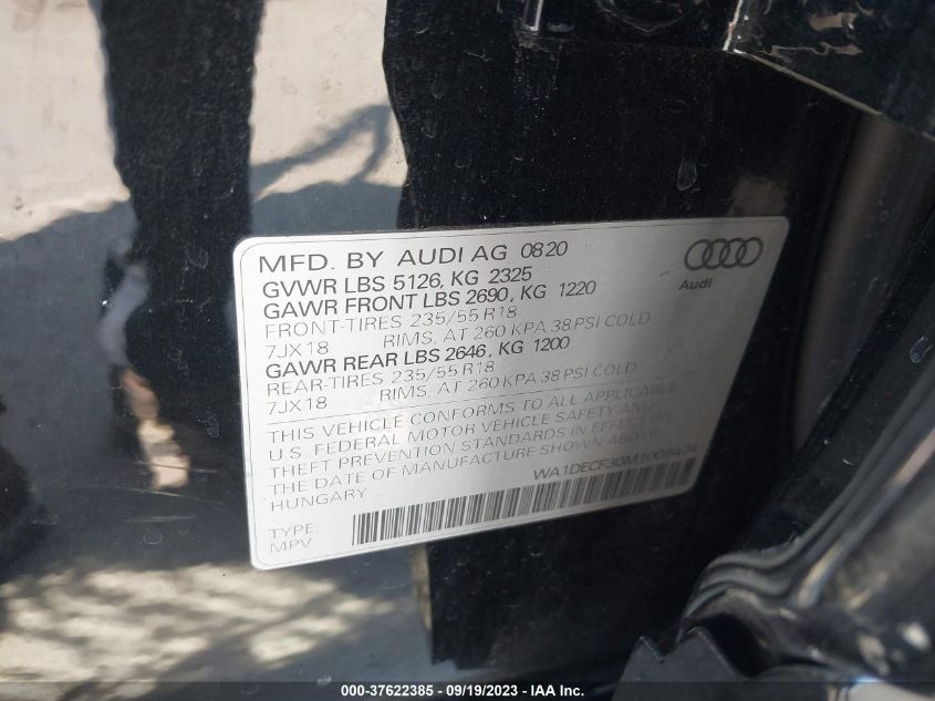 WA1DECF30M1009474 Audi Q3 S LINE PREMIUM 9