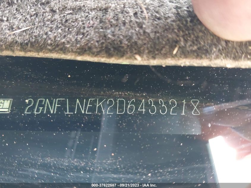 2013 CHEVROLET EQUINOX LT - 2GNFLNEK2D6433218