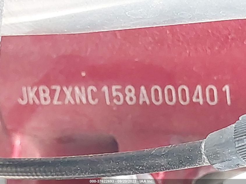 2008 KAWASAKI ZX1400 C JKBZXNC158A000401
