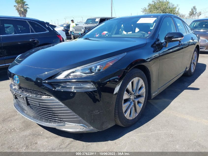 VIN JTDAAAAA8NA007570 Toyota Mirai XLE/LIMITED 2022 2