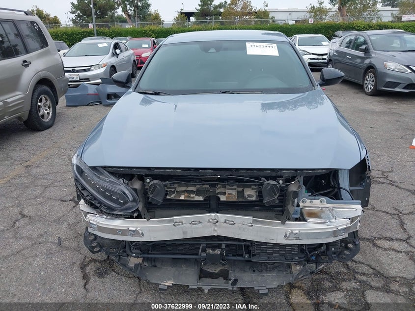 VIN 1HGCV3F2XNA037505 2022 HONDA ACCORD HYBRID SPORT