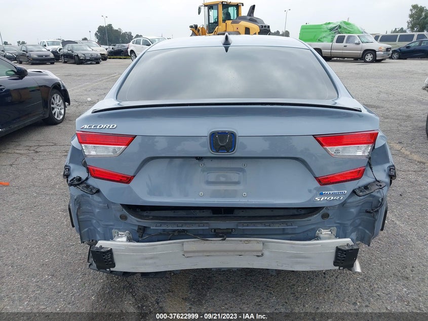 VIN 1HGCV3F2XNA037505 2022 HONDA ACCORD HYBRID SPORT