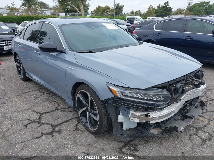 VIN 1HGCV3F2XNA037505 2022 HONDA ACCORD HYBRID SPORT