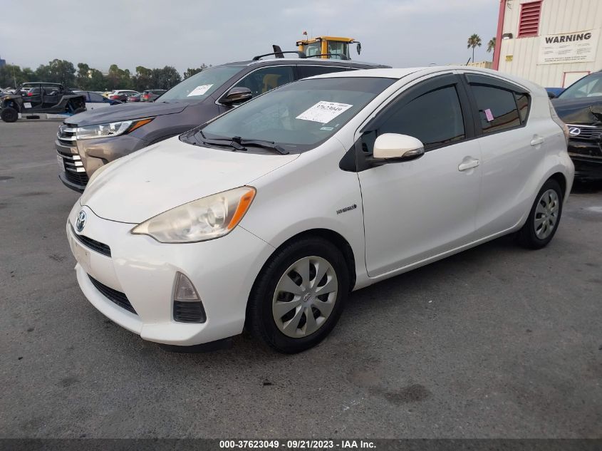 2013 TOYOTA PRIUS C - JTDKDTB35D1538571