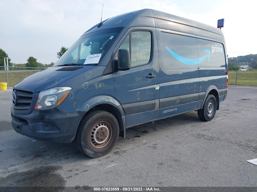 VIN WD3PE7CD7JP626543 2018 MERCEDES-BENZ SPRINTER CARGO VAN