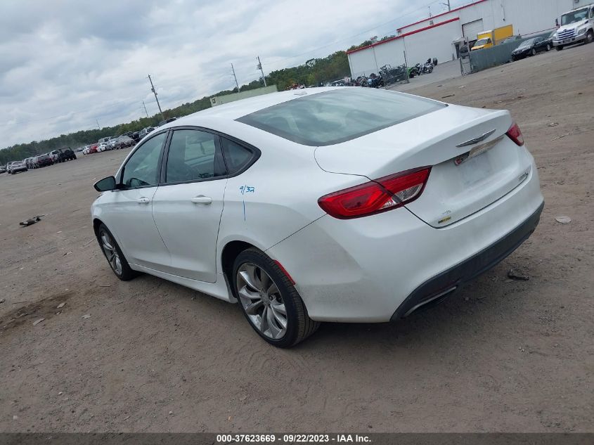 2015 CHRYSLER 200 S - 1C3CCCBB3FN658951