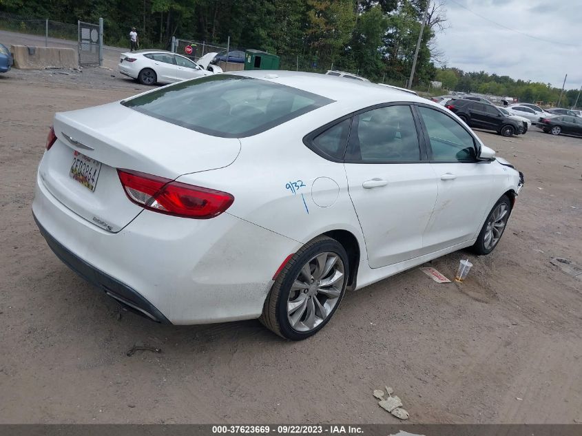 2015 CHRYSLER 200 S - 1C3CCCBB3FN658951