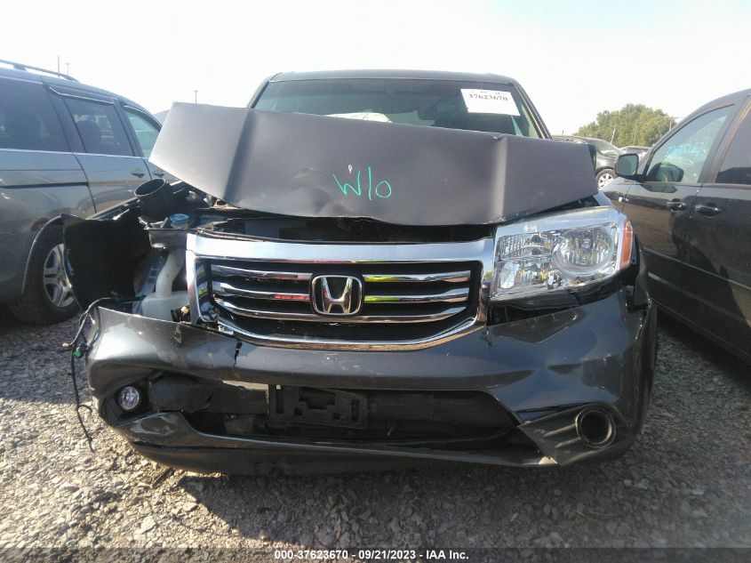 2014 HONDA PILOT LX - 5FNYF4H29EB050242