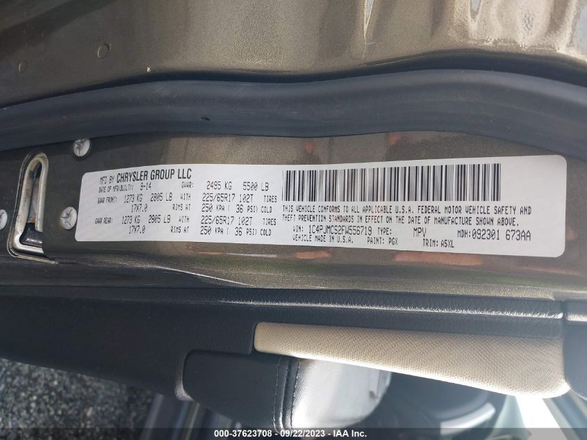 2015 JEEP CHEROKEE LATITUDE - 1C4PJMCS2FW556719