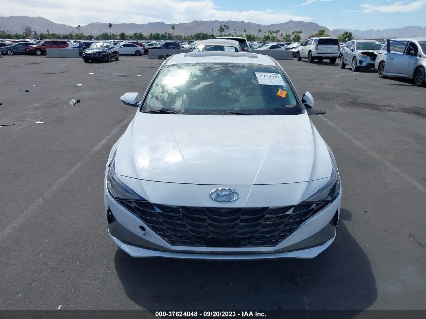 2021 HYUNDAI ELANTRA HYBRID LIMITED - KMHLN4AJ7MU004697