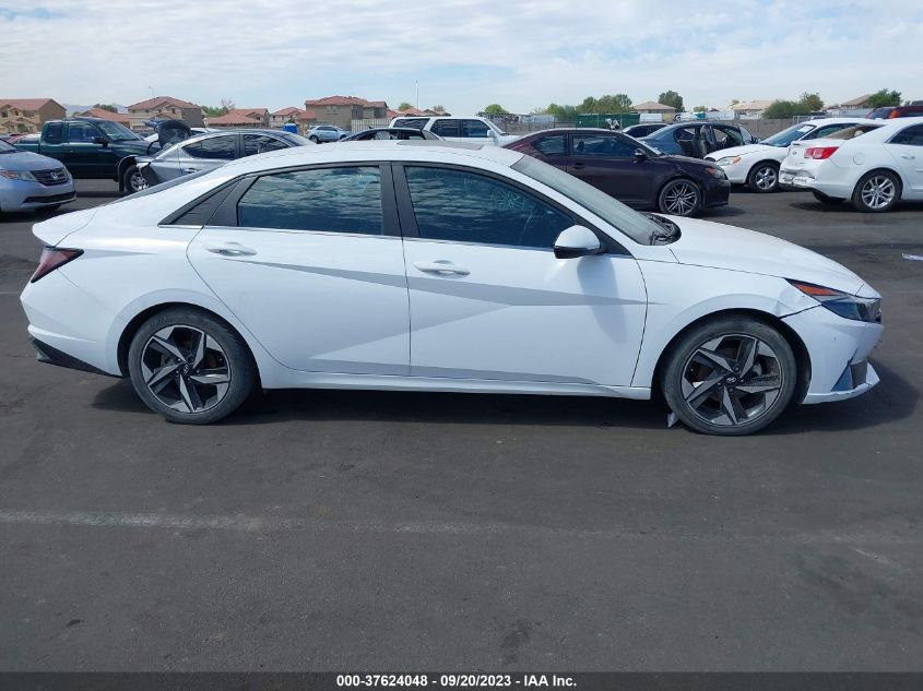 2021 HYUNDAI ELANTRA HYBRID LIMITED - KMHLN4AJ7MU004697