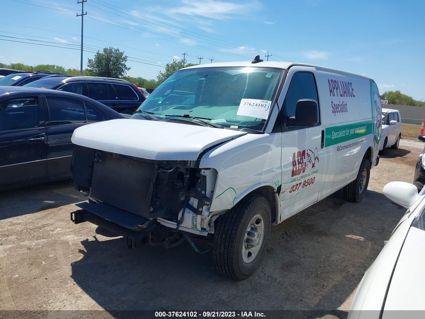 VIN 1GCWGAFP0M1233781 2021 CHEVROLET EXPRESS CARGO VAN