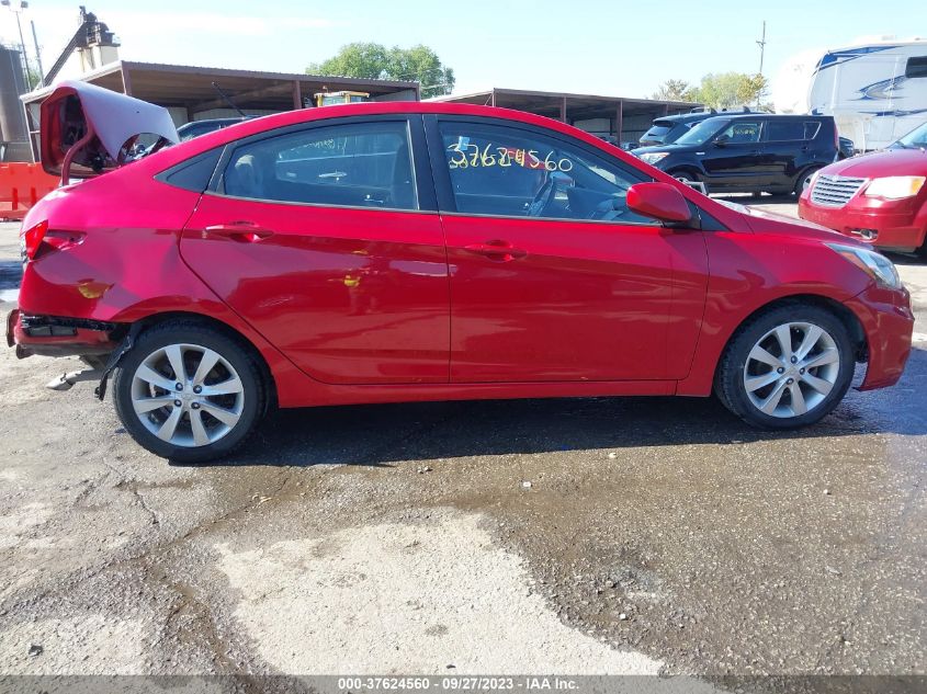 2013 HYUNDAI ACCENT GLS - KMHCU4AE7DU577587