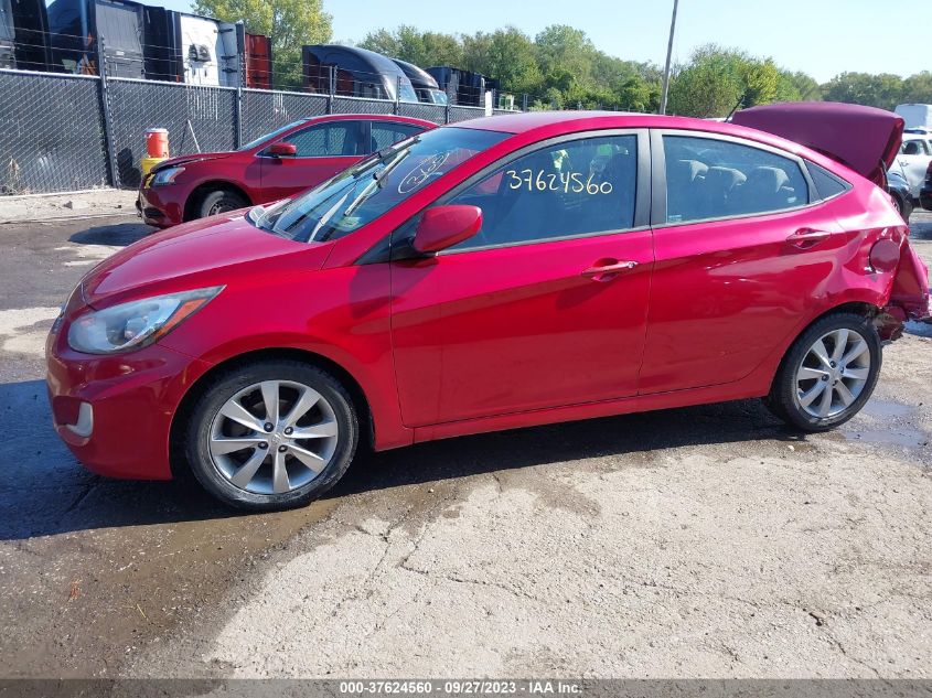 2013 HYUNDAI ACCENT GLS - KMHCU4AE7DU577587