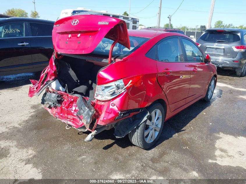2013 HYUNDAI ACCENT GLS - KMHCU4AE7DU577587