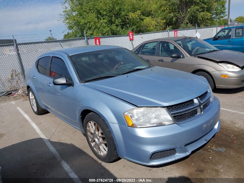 2013 DODGE AVENGER SE - 1C3CDZABXDN630482