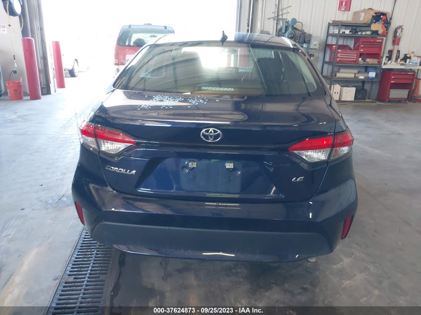 VIN 5YFEPMAE0NP309306 2022 TOYOTA COROLLA LE