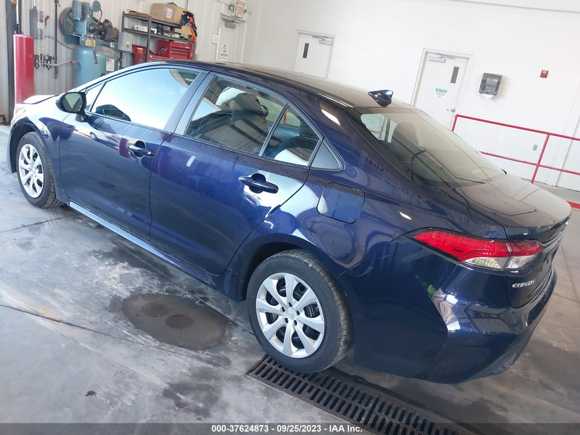 VIN 5YFEPMAE0NP309306 2022 TOYOTA COROLLA LE