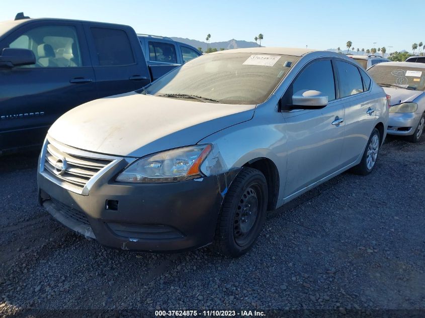 2015 NISSAN SENTRA S/SV/SR/SL - 3N1AB7AP6FY376108