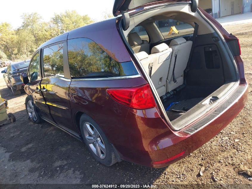 2018 HONDA ODYSSEY EX-L - 5FNRL6H73JB047111