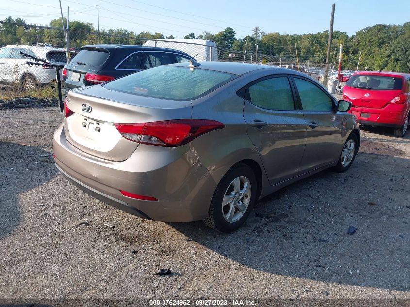 2014 HYUNDAI ELANTRA SE - 5NPDH4AE0EH529096
