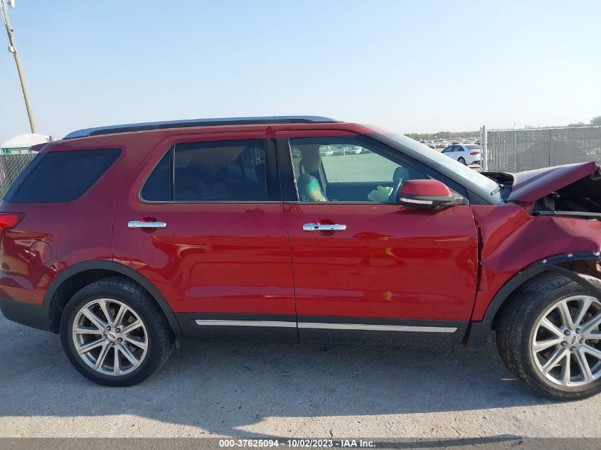 2017 FORD EXPLORER LIMITED - 1FM5K7FH6HGD53895