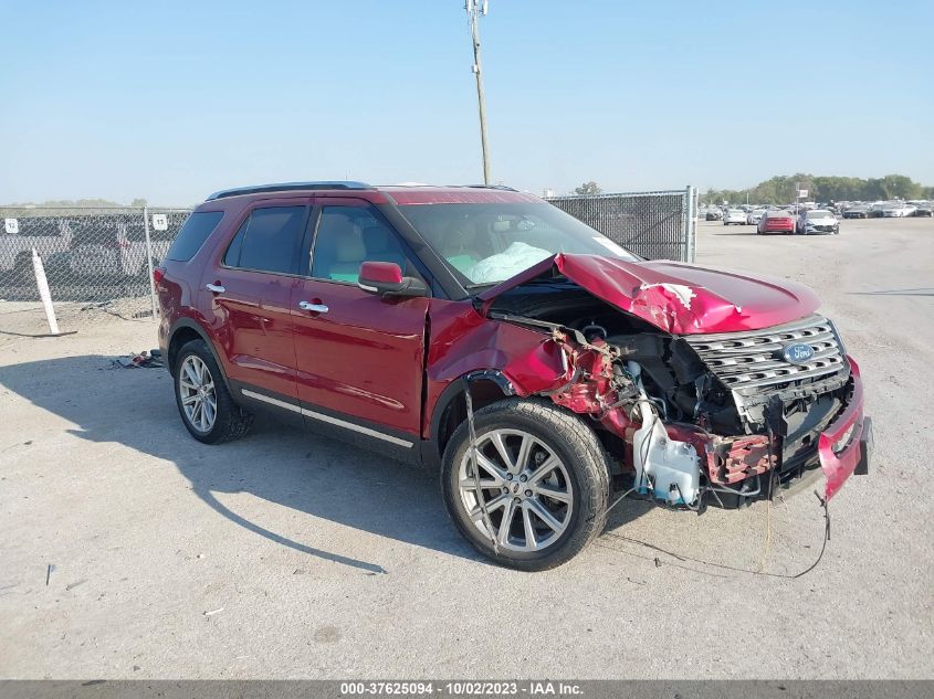 2017 FORD EXPLORER LIMITED - 1FM5K7FH6HGD53895