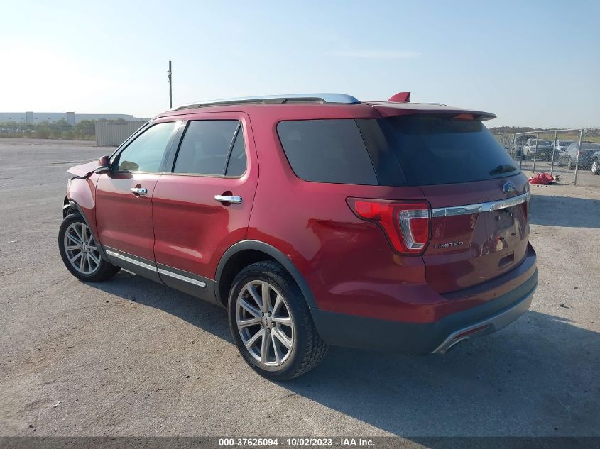 2017 FORD EXPLORER LIMITED - 1FM5K7FH6HGD53895