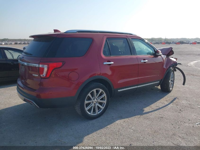2017 FORD EXPLORER LIMITED - 1FM5K7FH6HGD53895