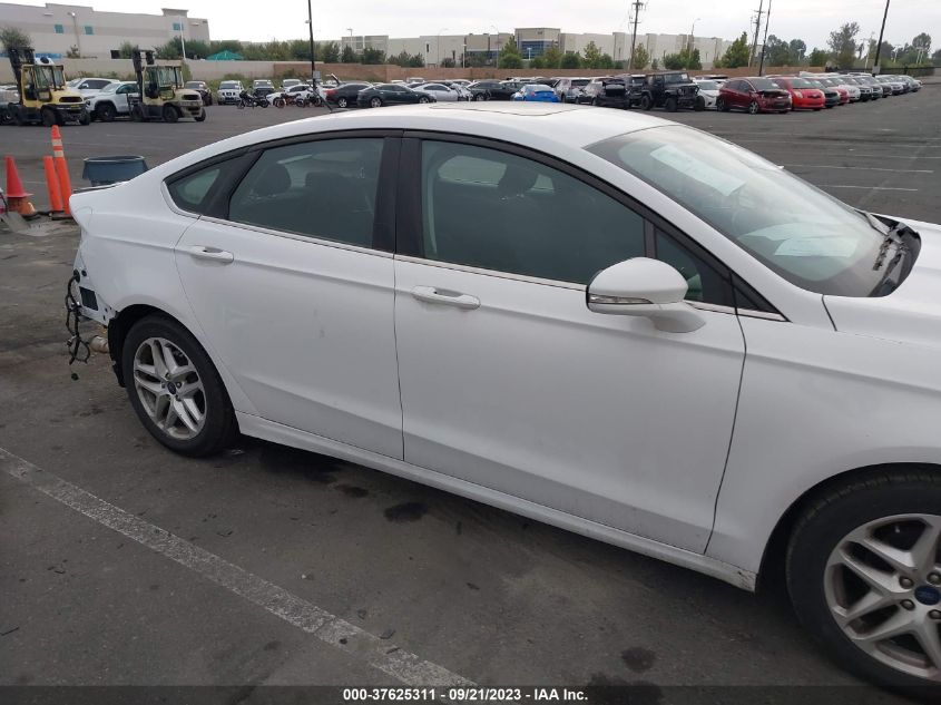 2016 FORD FUSION SE - 3FA6P0H77GR344383