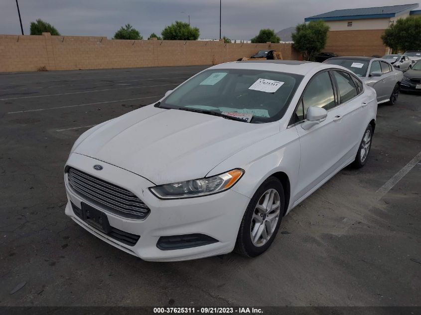 2016 FORD FUSION SE - 3FA6P0H77GR344383