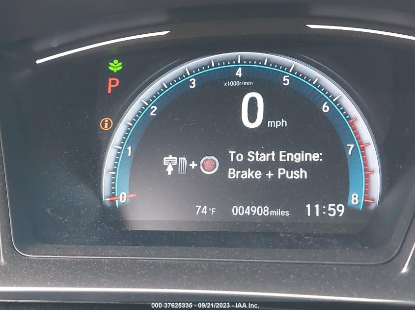 2020 HONDA CIVIC HATCHBACK EX - SHHFK7H60LU402899