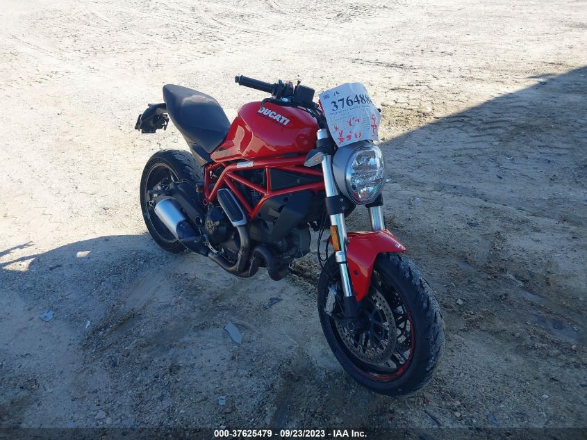 2017 DUCATI MONSTER 797 - ZDMMADBM8HB002184