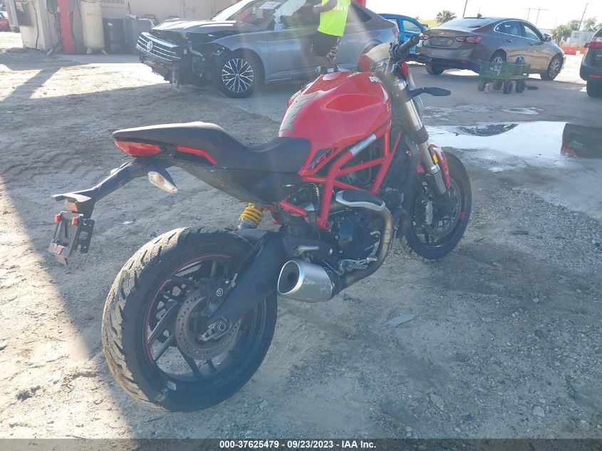 2017 DUCATI MONSTER 797 ZDMMADBM8HB002184