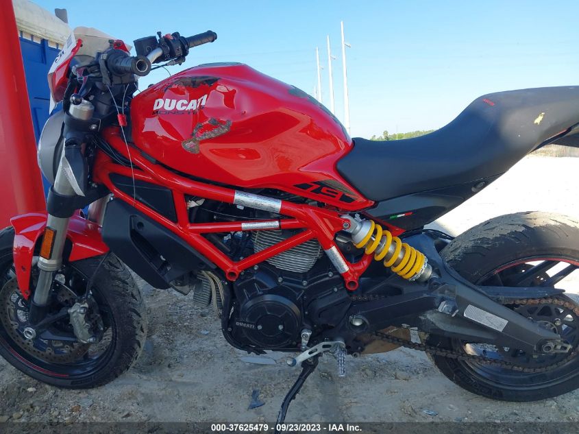 2017 DUCATI MONSTER 797 ZDMMADBM8HB002184