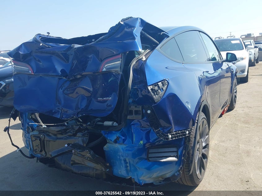 VIN 7SAYGDEF9PF764303 2023 TESLA MODEL Y PERFORMANCE