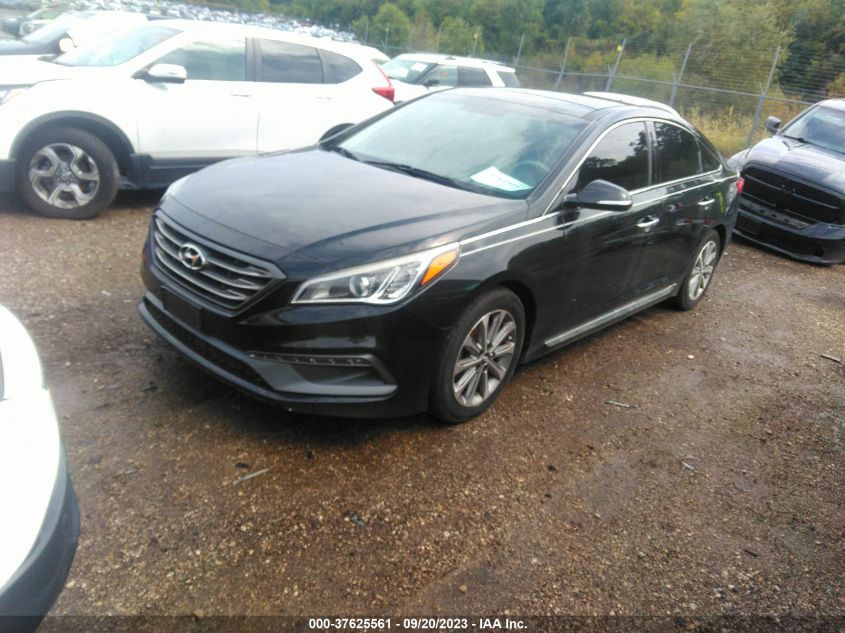 2016 HYUNDAI SONATA 2.4L LIMITED - 5NPE34AFXGH312623